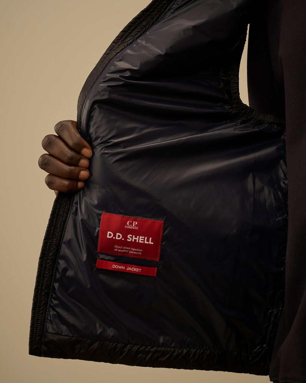 C.P. Company D.D. Shell Down Lens Bodywarmer-100% polyamide-HEREN JASSEN & JACKS-Blauw