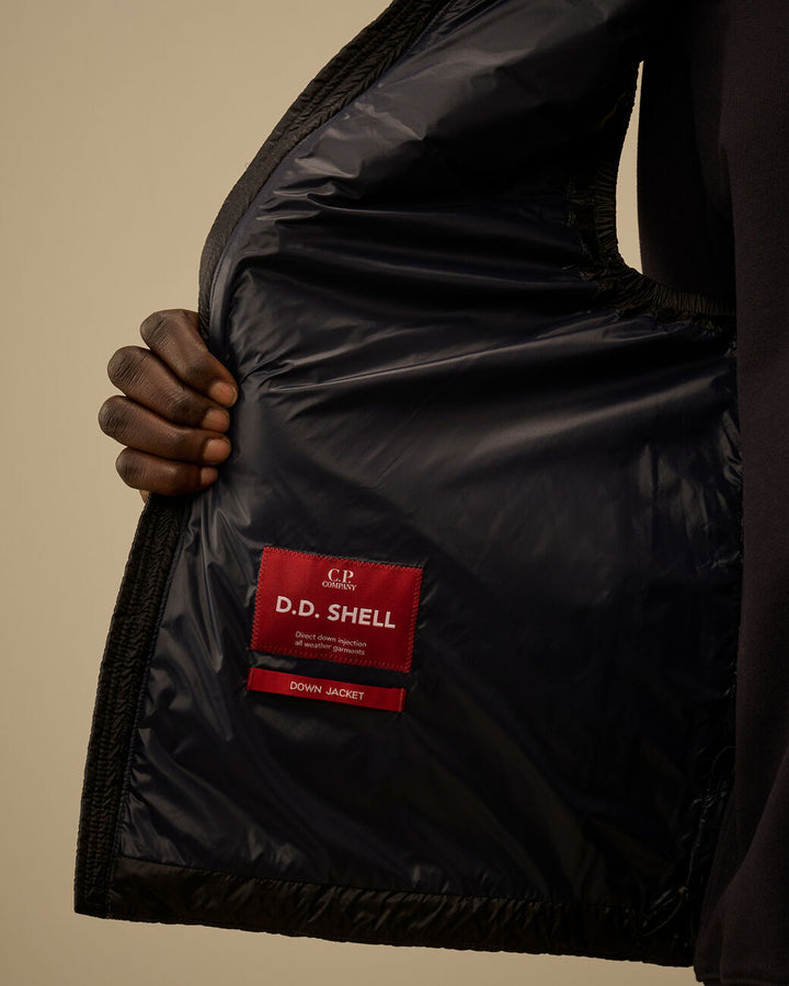 C.P. Company D.D. Shell Down Lens Bodywarmer-100% polyamide-HEREN JASSEN & JACKS-Blauw