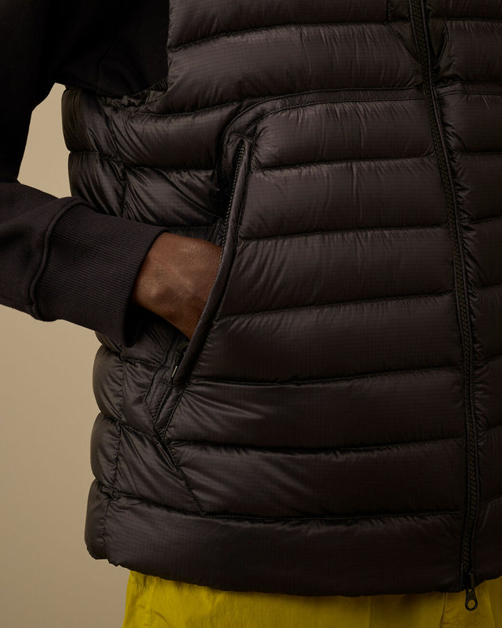 C.P. Company D.D. Shell Down Lens Bodywarmer-100% polyamide-HEREN JASSEN & JACKS-Blauw