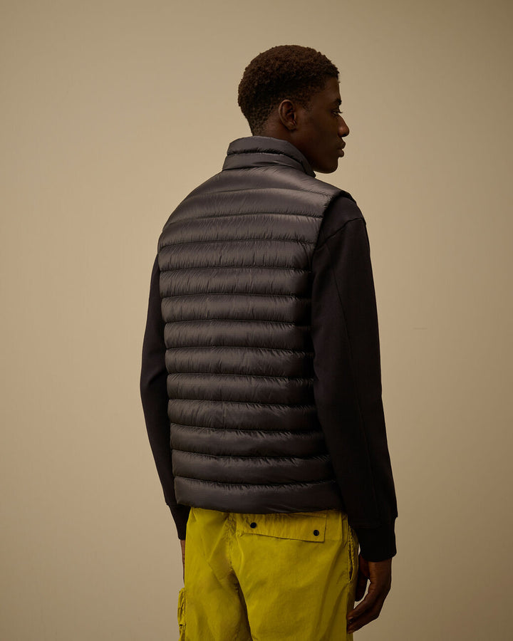 C.P. Company D.D. Shell Down Lens Bodywarmer-100% polyamide-HEREN JASSEN & JACKS-Blauw