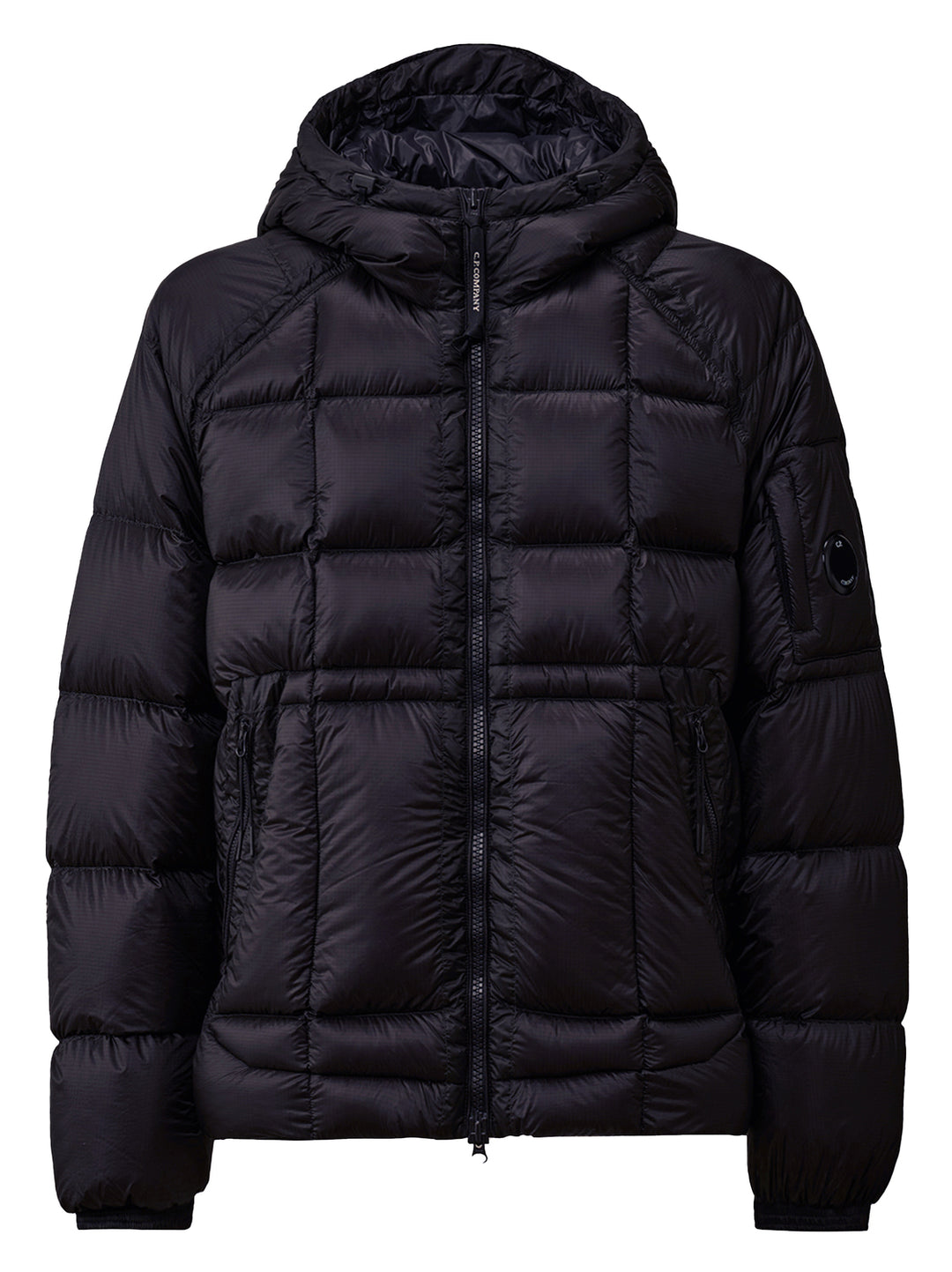  C.P. Company D.D. Shell Hooded Down Puffer - Blau-100% polyamide-HEREN JASSEN & JACKS-Blauw