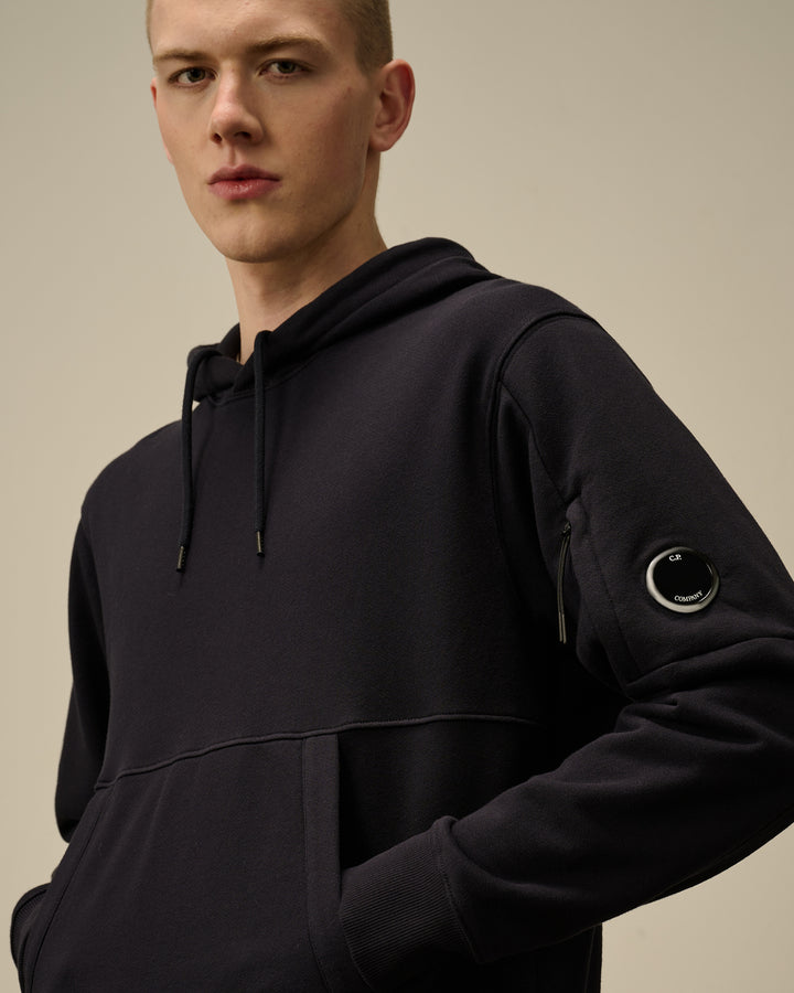 C.P. Company Diagonal Raised Fleece Sweatshirt-- Buitenstof: 100% katoen-HEREN TRUIEN & VESTEN-Blauw