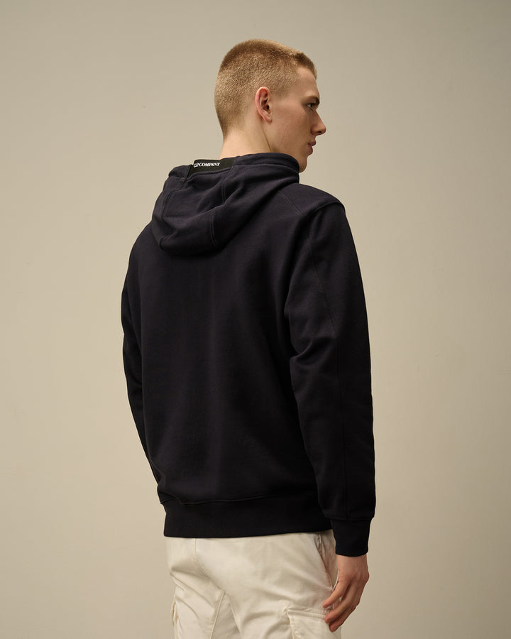 C.P. Company Diagonal Raised Fleece Sweatshirt-- Buitenstof: 100% katoen-HEREN TRUIEN & VESTEN-Blauw