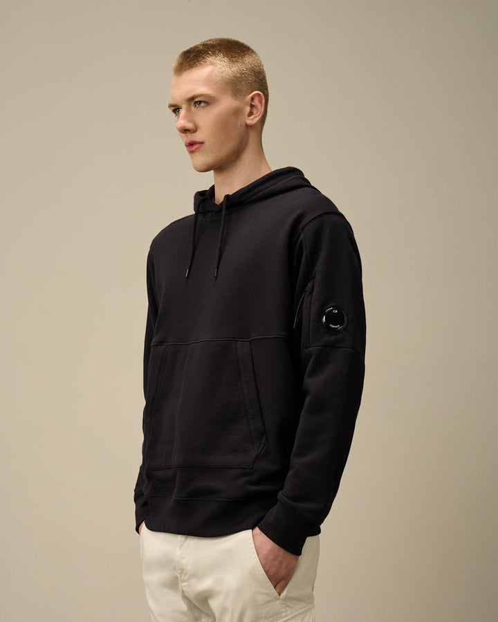 C.P. Company Diagonal Raised Fleece Sweatshirt-- Buitenstof: 100% katoen-HEREN TRUIEN & VESTEN-Blauw