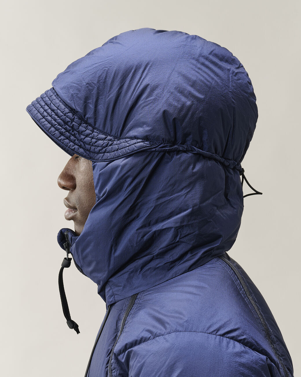 C.P. Company Down Shield Hooded Jacket – Blauw-100% polyamide<br />Vulling: 95% eenden dons, 5% veren-HEREN JASSEN & JACK