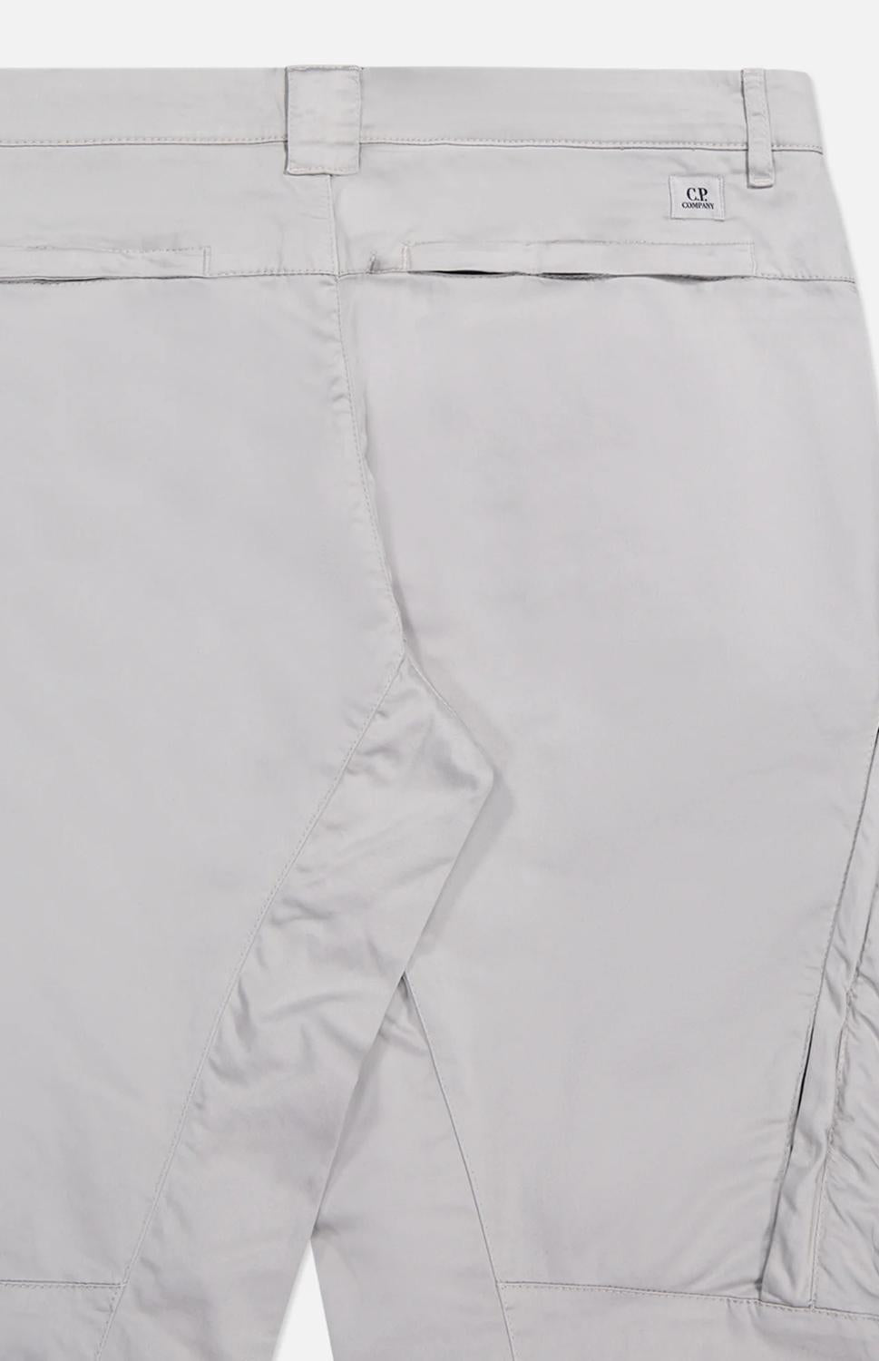 C.P. Company ergonomic chino – Grijs-97% katoen, 3% elasthaan-HEREN BROEKEN-Grijs