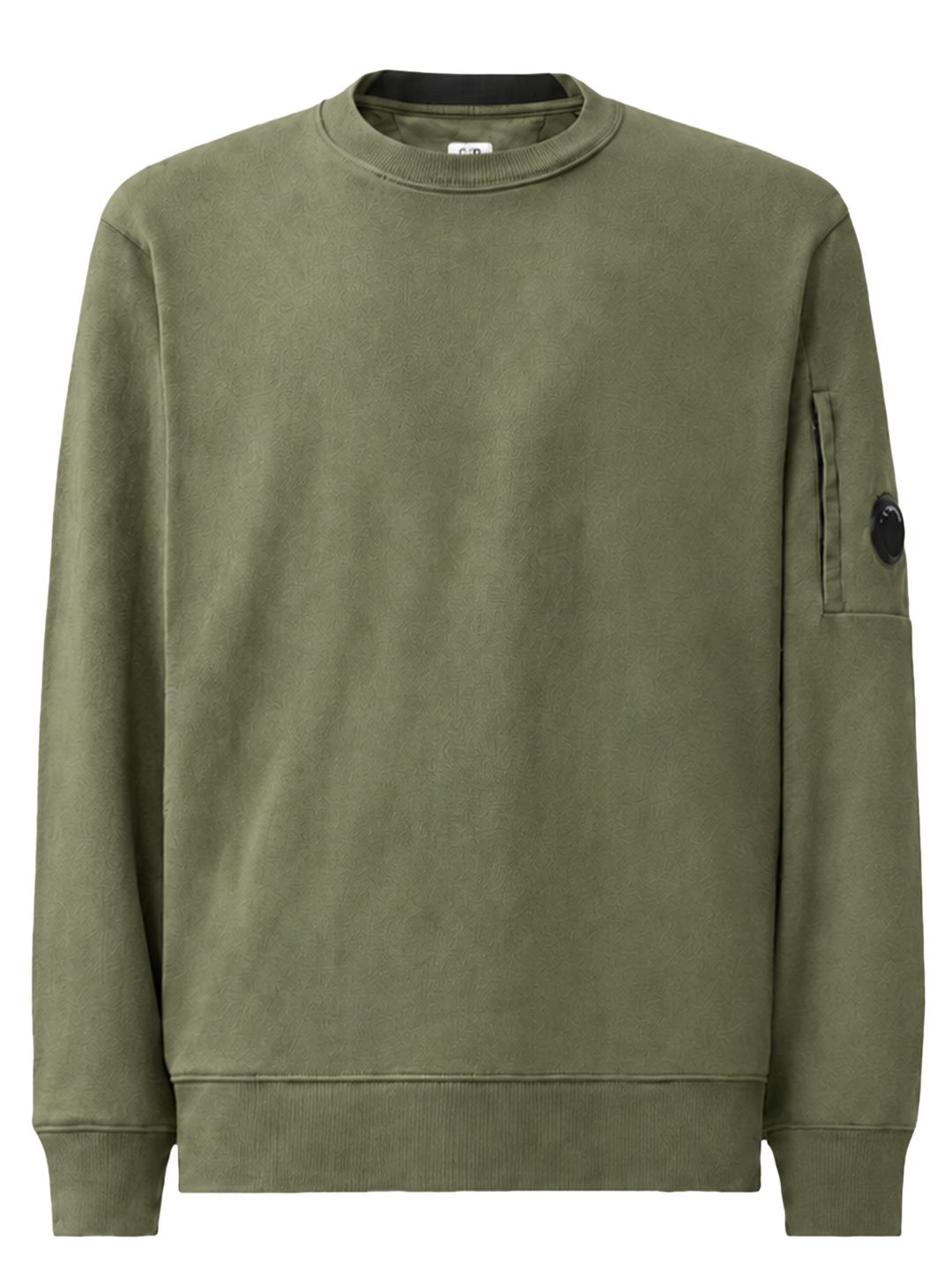 C.P. Company Fleece Sweater – Groen-100% katoen-HEREN TRUIEN & VESTEN-Groen