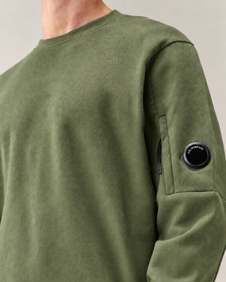 C.P. Company Fleece Sweater – Groen-100% katoen-HEREN TRUIEN & VESTEN-Groen
