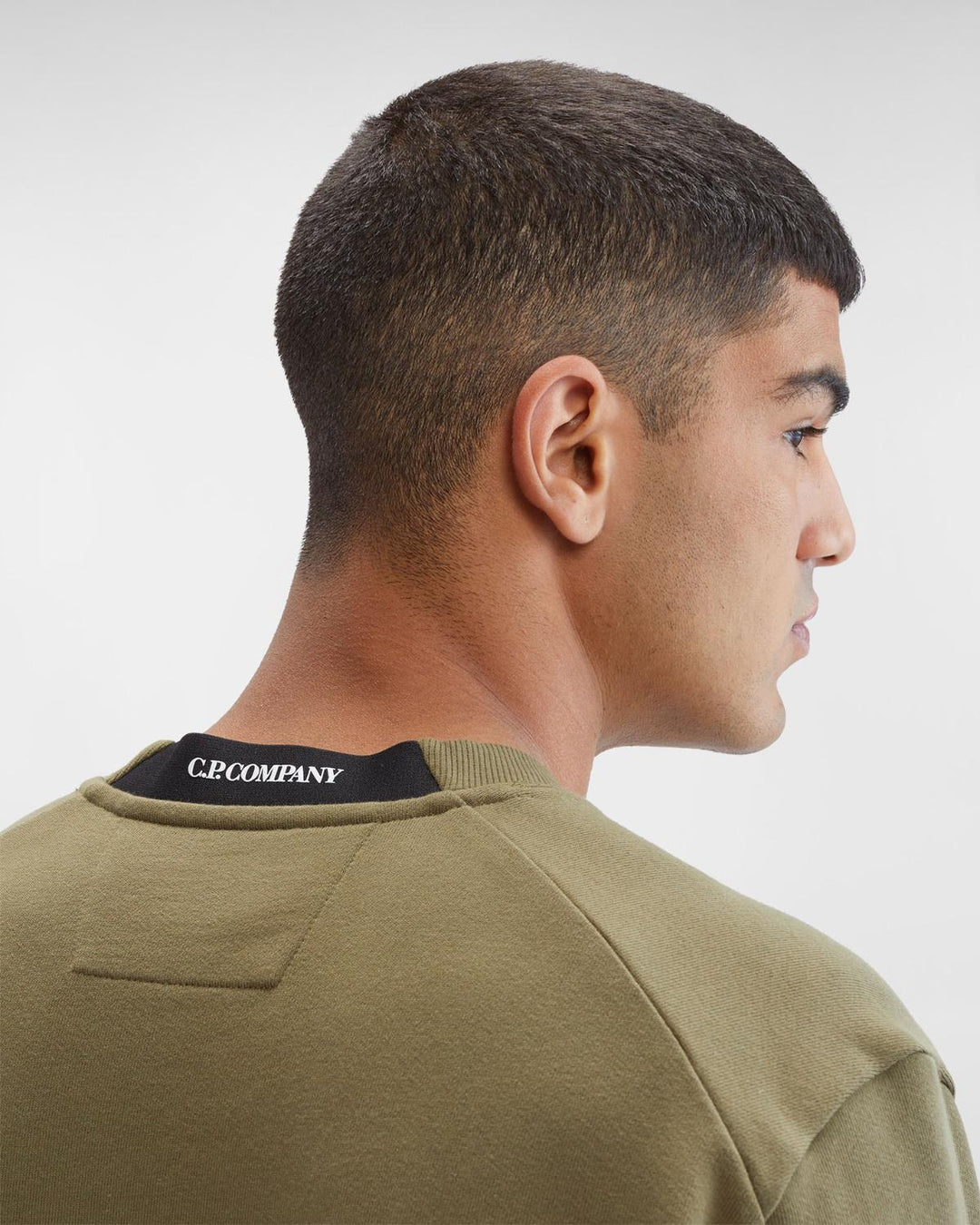 C.P. Company fleece sweatshirt-100% katoen-HEREN TRUIEN & VESTEN-Bruin