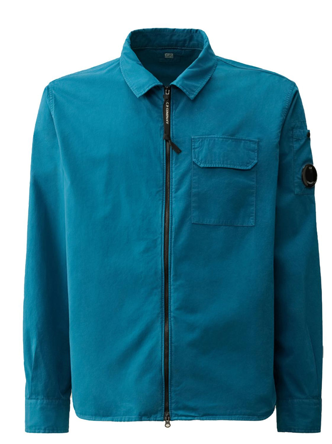 C.P. Company GABARDINE-100% katoen-HEREN SHIRTS-Blauw