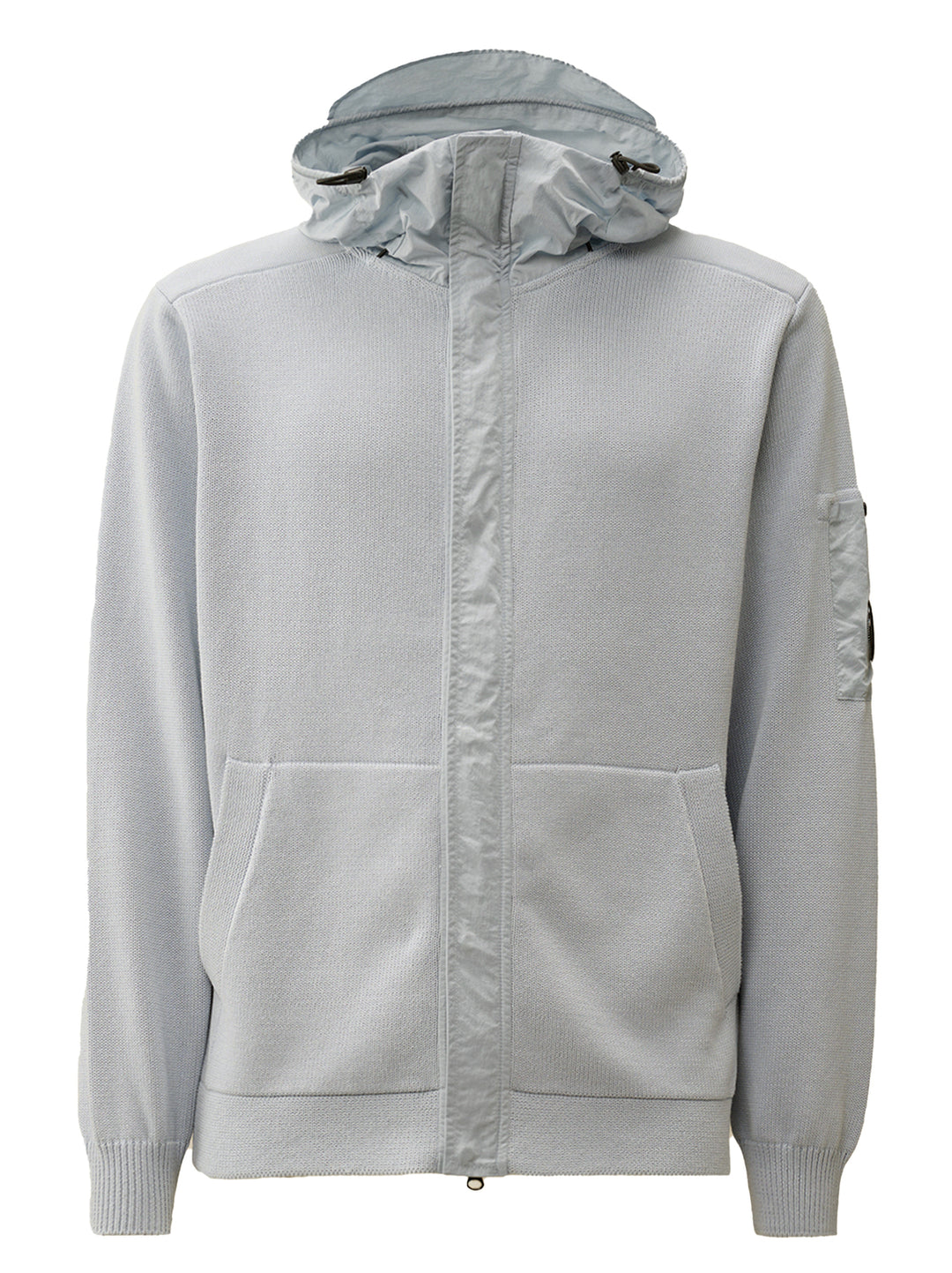 C.P. Company gebreide hoodie-100% Katoen-HEREN TRUIEN & VESTEN-Blauw