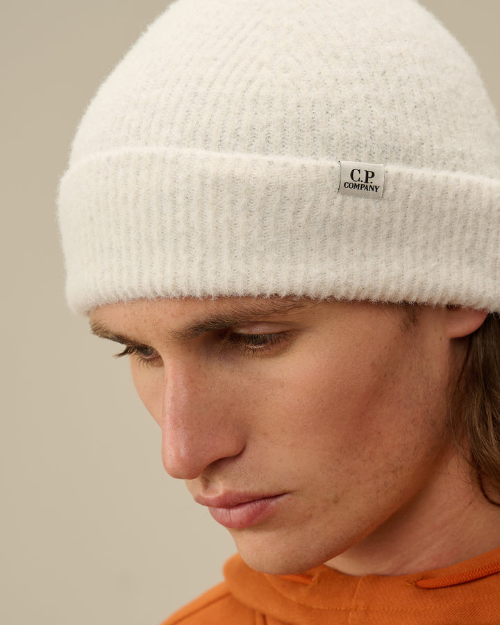 C.P Company gebreide muts -Externe stof: 67% Polyamide / Nylon, 32% Wol, 1% Andere vezels-HEREN ACCESSOIRES-Grijs