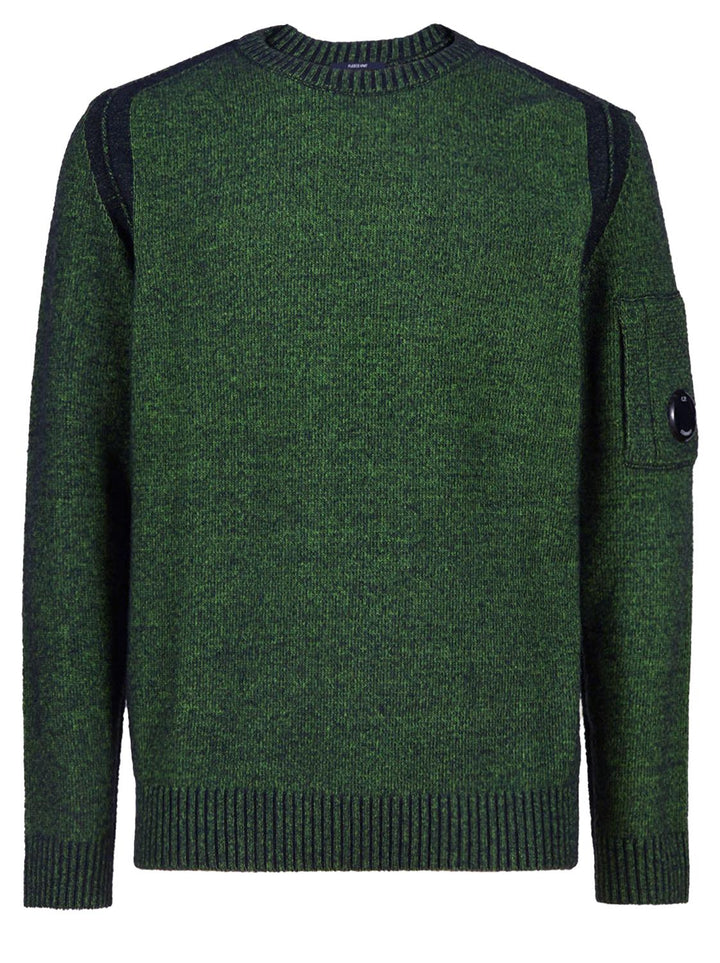 C.P. Company gebreide trui-60% polyamide, 40% wol-HEREN TRUIEN & VESTEN-Groen