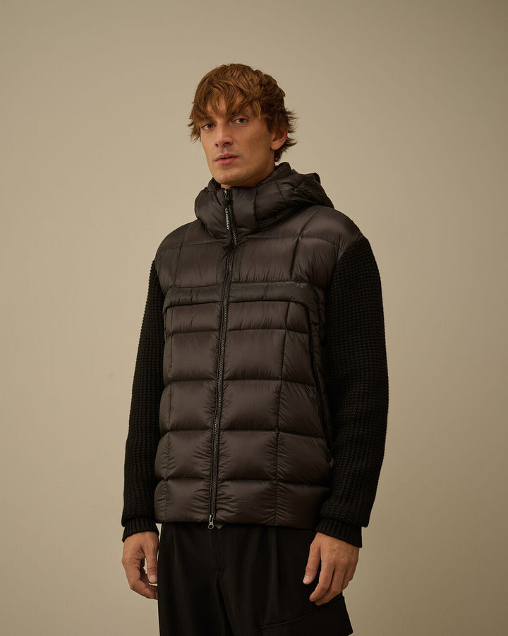 C.P. Company Goggle Vest van Merinowol – Zwart-100% wol<br />100% polyamide-HEREN JASSEN & JACKS-Zwart