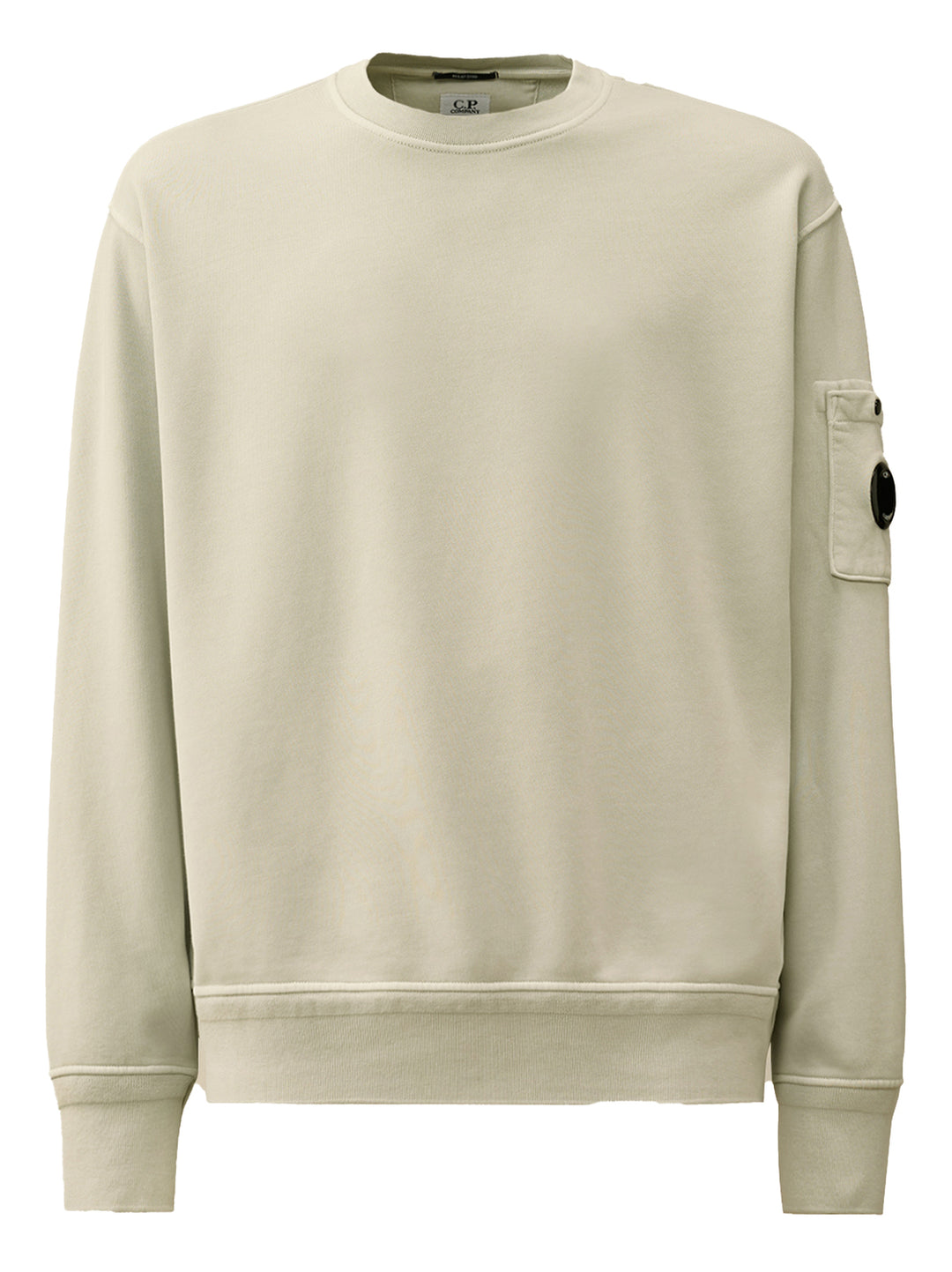 C.P. Company katoen Diagonal Fleece sweatshirt- Buitenstof: 100% katoen-HEREN TRUIEN & VESTEN-Grijs
