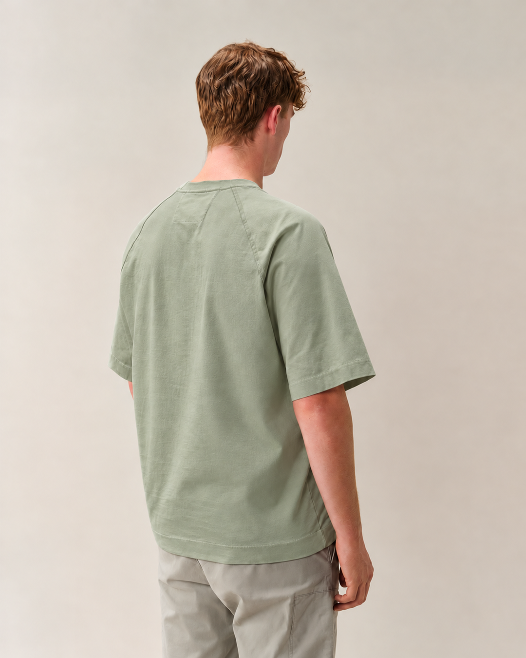 C.P. Company Lens T-shirt – Groen-100% katoen-HEREN POLO'S & T-SHIRTS-Groen