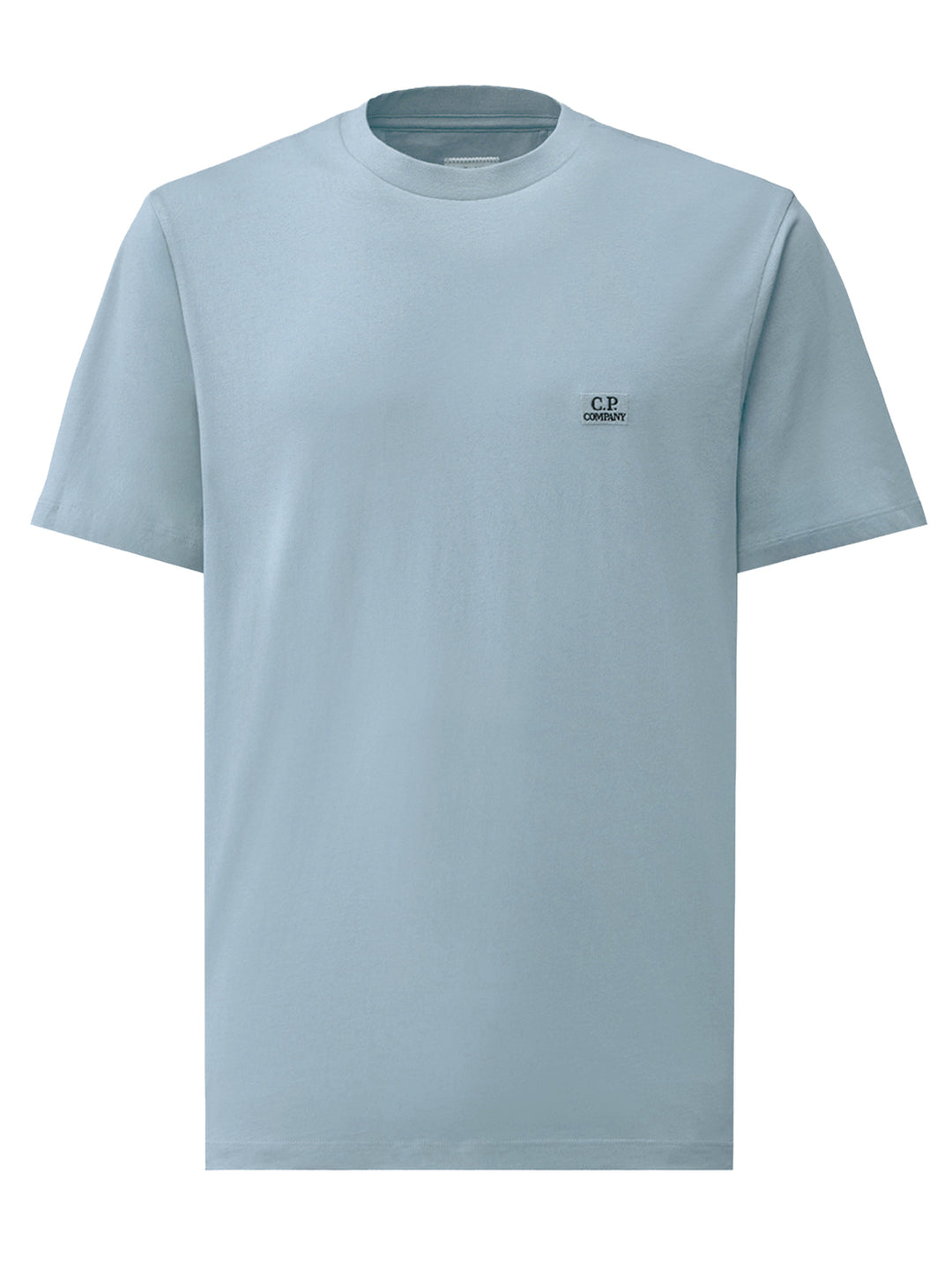 C.P. Company Logo Patch T-shirt - Blauw-100% katoen-HEREN POLO'S & T-SHIRTS-Blauw