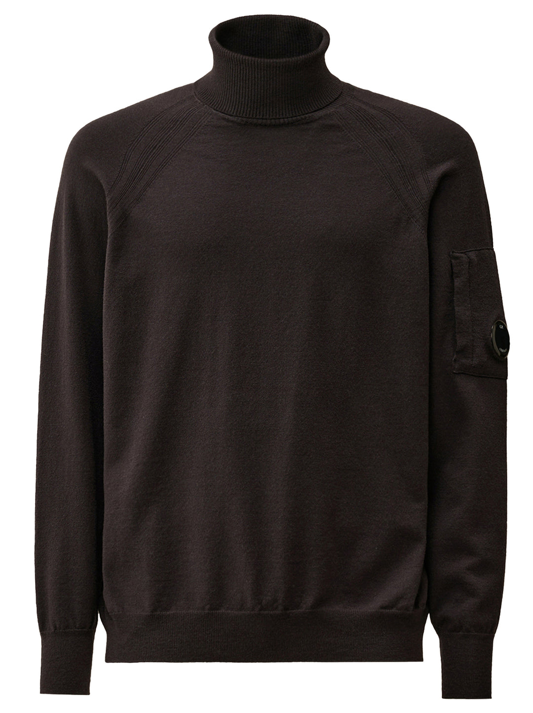 C.P. Company merinowol coltrui-- Buitenstof: 88% scheerwol, 12% polyester-HEREN TRUIEN & VESTEN-Antraciet