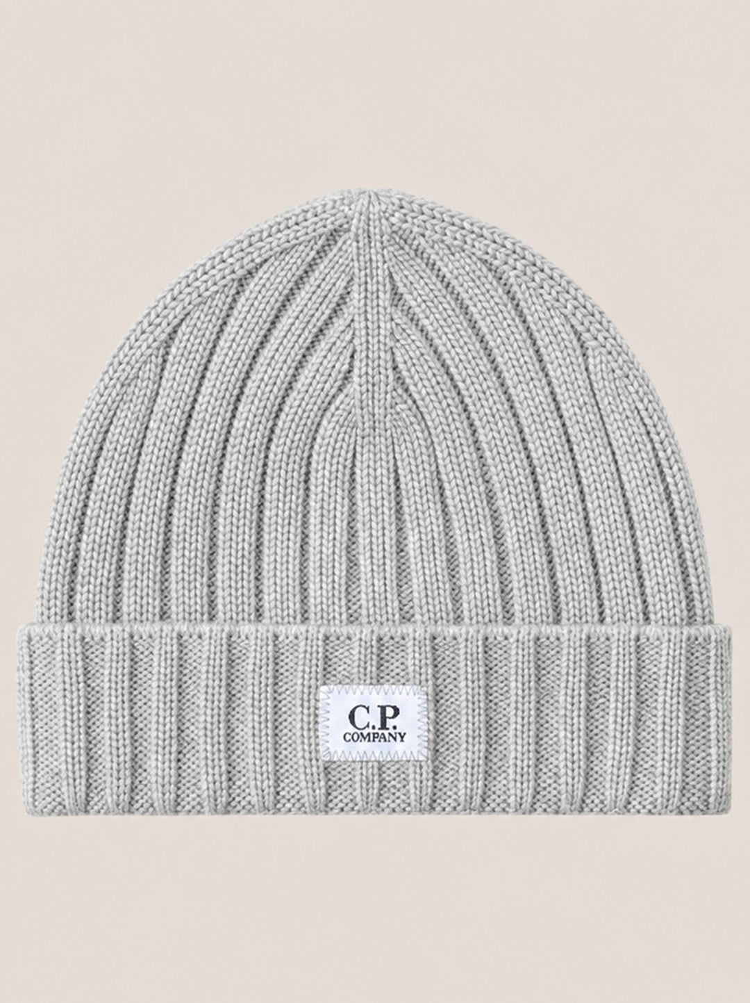C.P. Company Merinowollen Muts – Grijs-100% wol-HEREN ACCESSOIRES-Grijs
