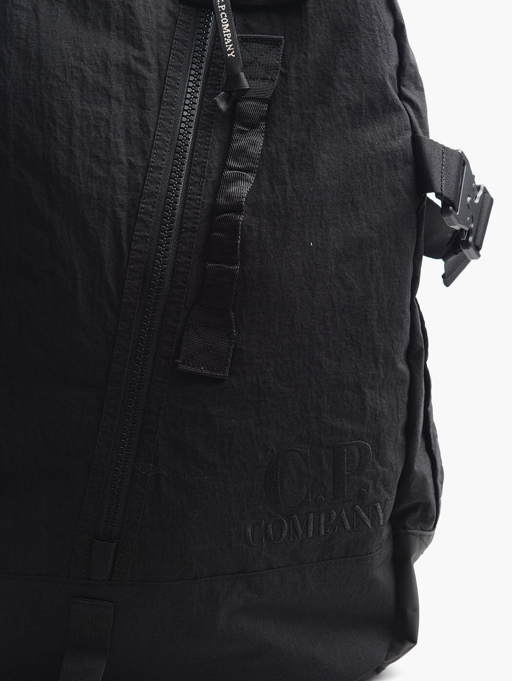 C.P. Company Plain Paper Touch Travel Bag – Zwart-HEREN ACCESSOIRES-Zwart