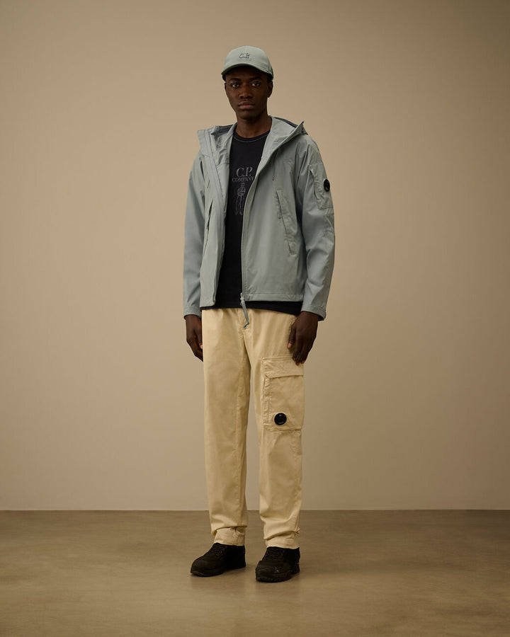 C.P. Company Pro-Tek Hooded Lens Jacket – Blauw-100% polyester-HEREN JASSEN & JACKS-Blauw