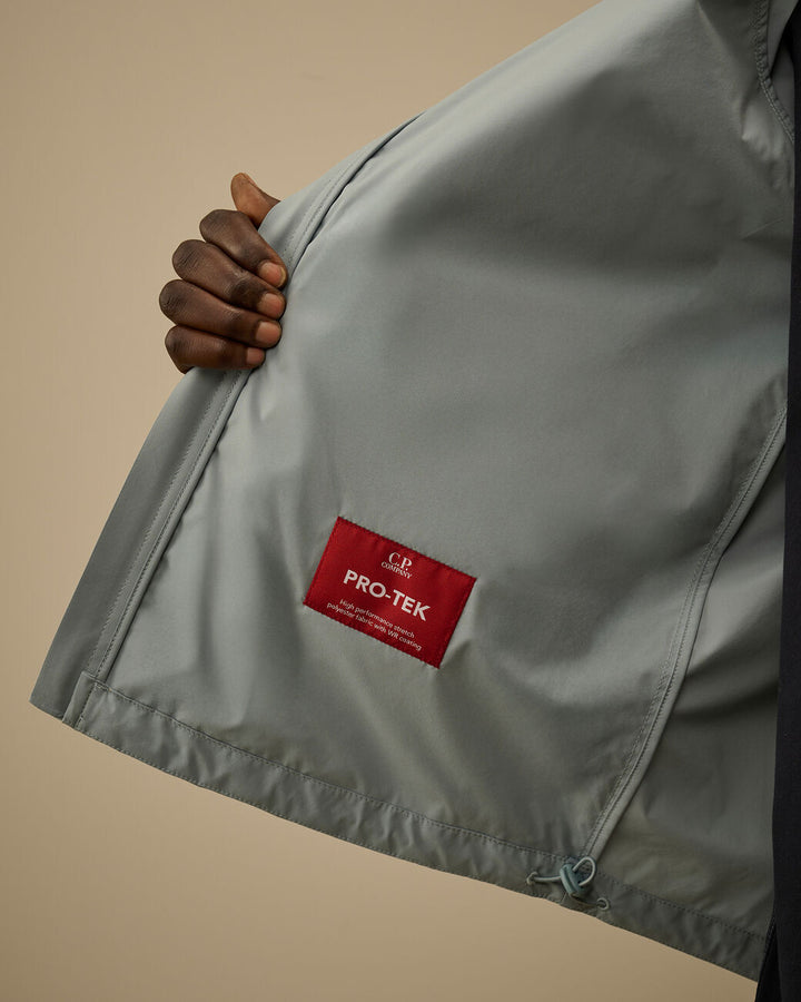 C.P. Company Pro-Tek Hooded Lens Jacket – Blauw-100% polyester-HEREN JASSEN & JACKS-Blauw