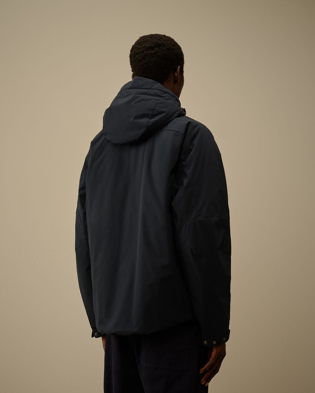 C.P. Company Pro‑Tek Hooded Padded Jacket – Blauw-100% polyester-HEREN JASSEN & JACKS-Blauw