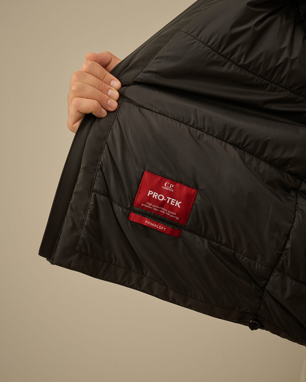 C.P. Company Pro-Tek Hooded Padded Jacket – Groen-100% polyester-HEREN JASSEN & JACKS-Groen