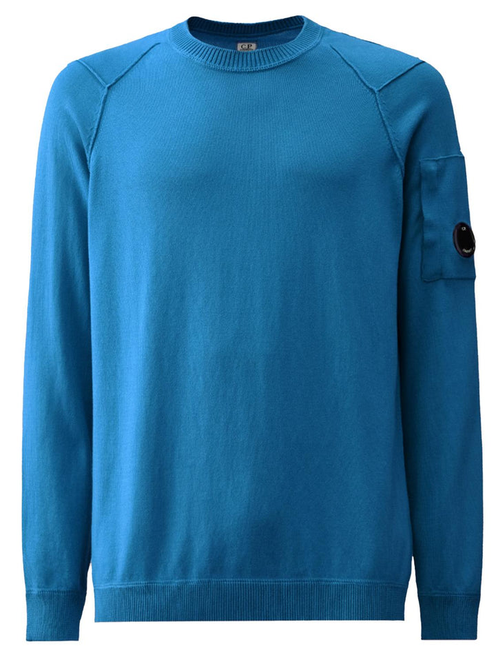 C.P. Company Sea Island knit-100% katoen-HEREN TRUIEN & VESTEN-Blauw