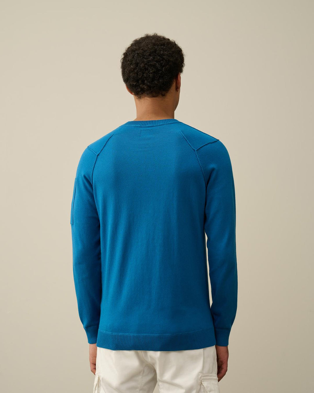C.P. Company Sea Island knit-100% katoen-HEREN TRUIEN & VESTEN-Blauw
