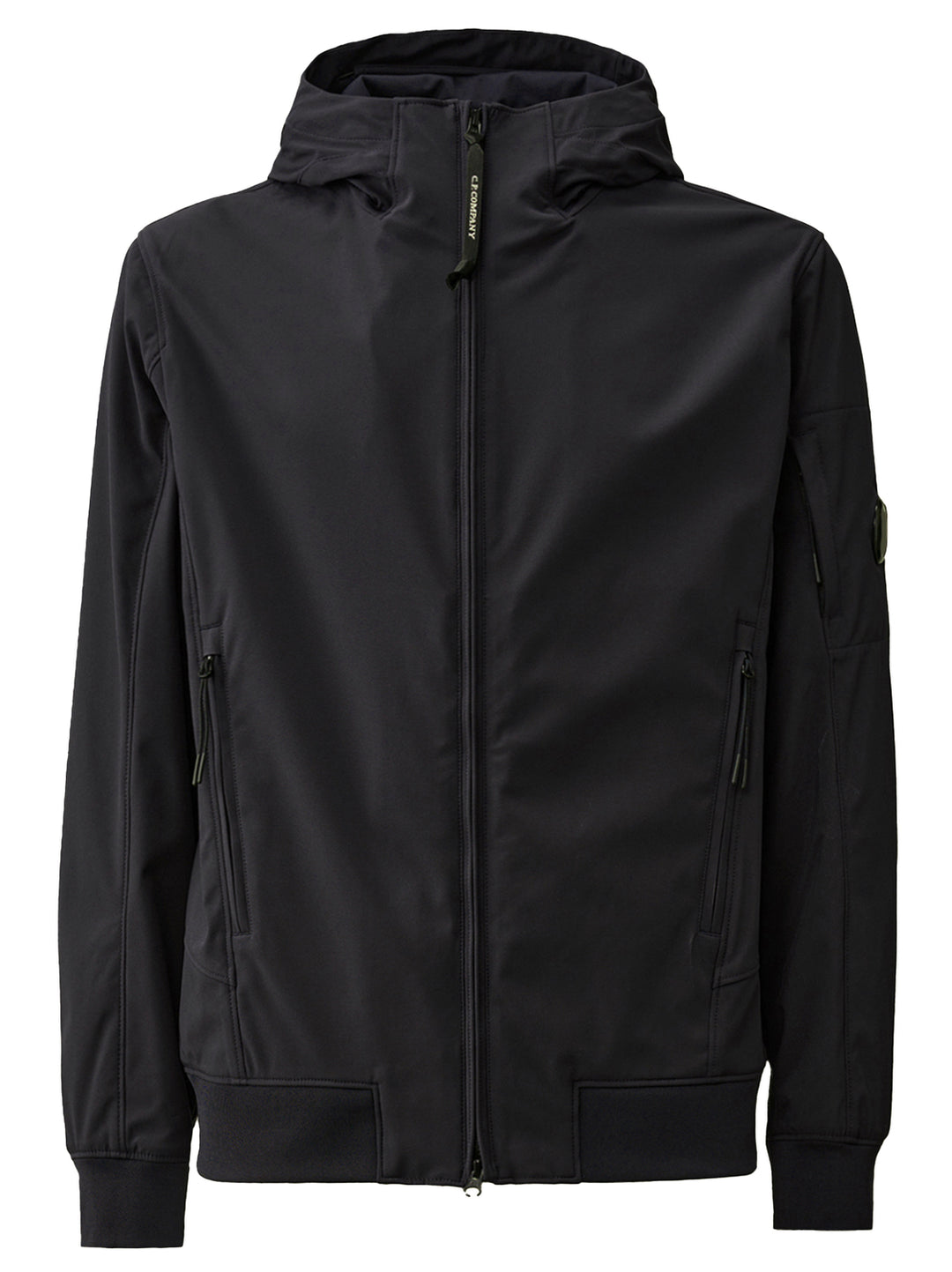 C.P. Company Shell-R Hooded Lens Jacket – Blauw-92% polyester, 8% elastaan-HEREN JASSEN & JACKS-Blauw