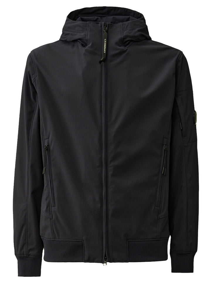 C.P. Company Shell-R Hooded Lens Jacket – Blauw-92% polyester, 8% elastaan-HEREN JASSEN & JACKS-Blauw