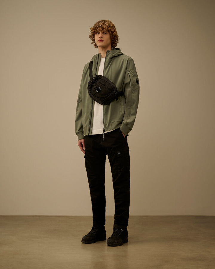 C.P. Company Shell-R Hooded Lens Jacket – Groen-92% polyester, 8% elastaan-HEREN JASSEN & JACKS-Groen