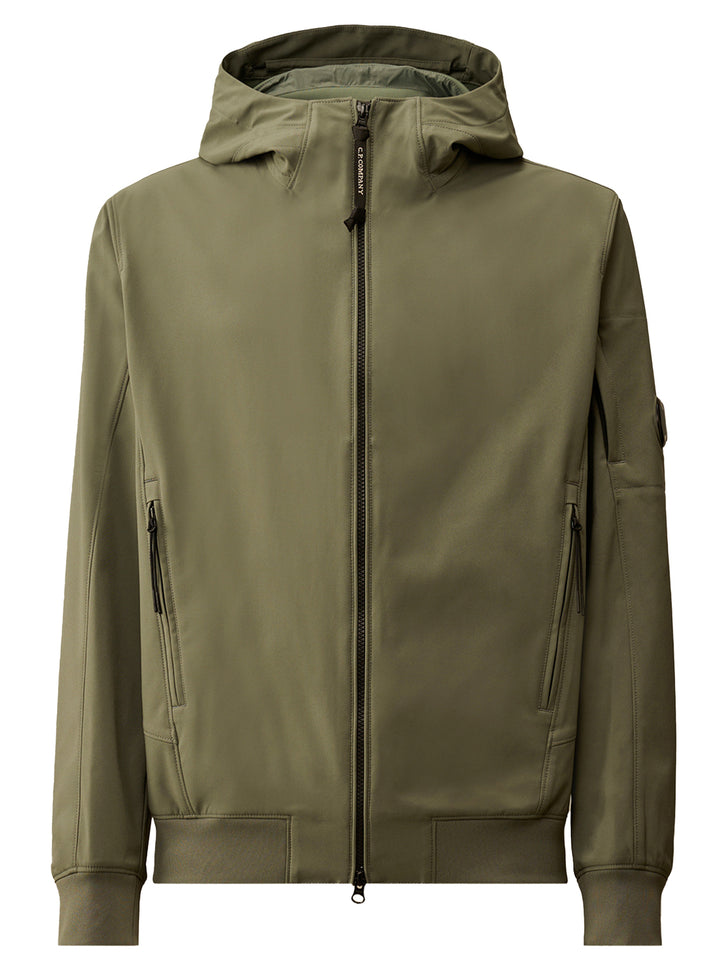 C.P. Company Shell-R Hooded Lens Jacket – Groen-92% polyester, 8% elastaan-HEREN JASSEN & JACKS-Groen