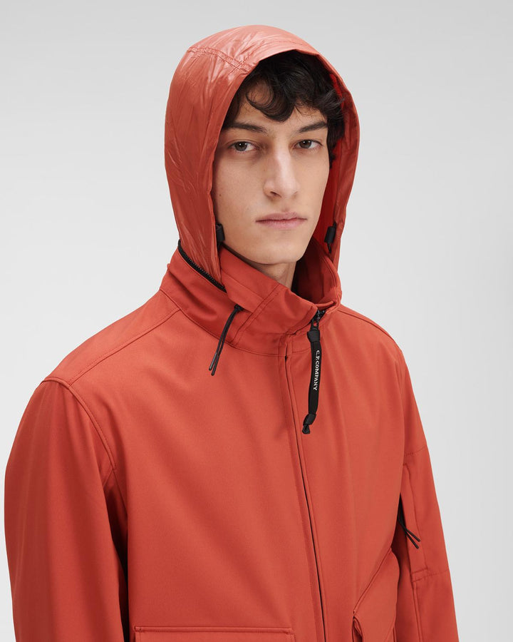 C.P. Company softshell jack – Oranje-92% polyester, 2% elasthaan-HEREN JASSEN & JACKS-Oranje