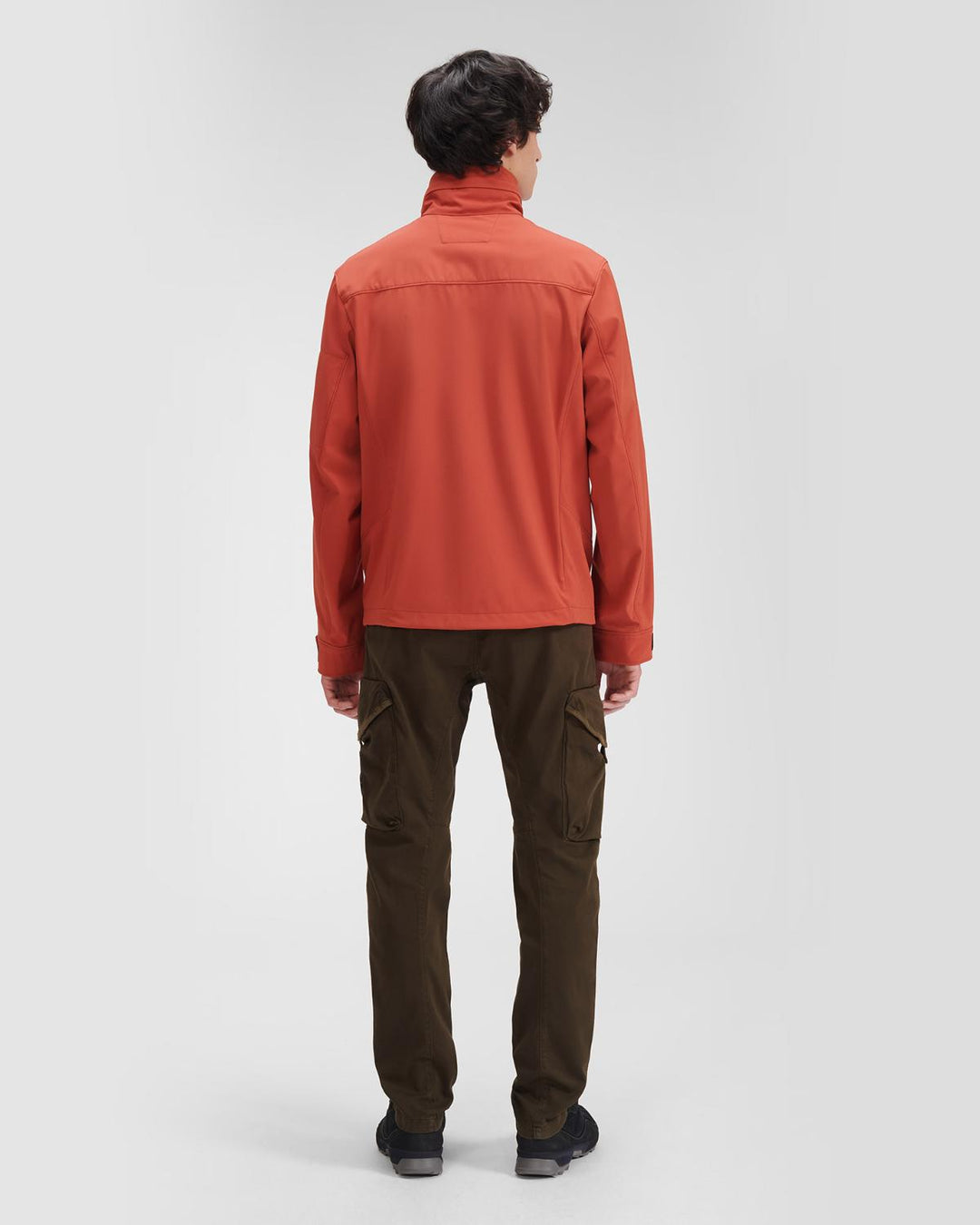 C.P. Company softshell jack – Oranje-92% polyester, 2% elasthaan-HEREN JASSEN & JACKS-Oranje