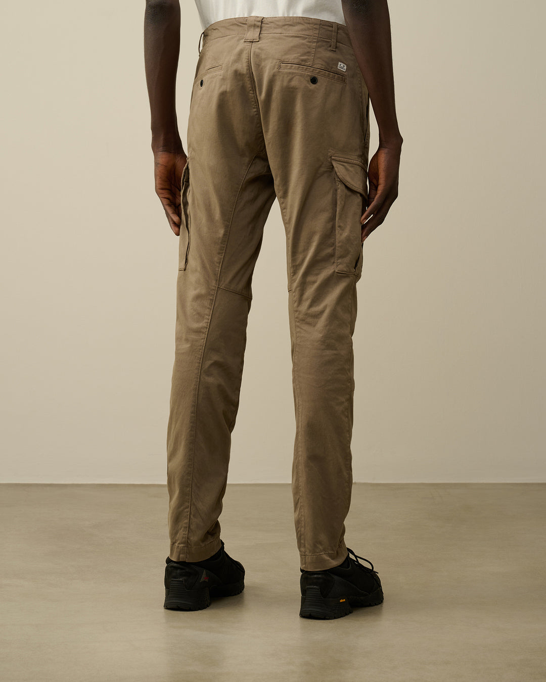 C.P. Company stretch cargo broek-Buitenstof: 98% katoen, 2% elastaan ​​/ spandex-HEREN BROEKEN-Beige