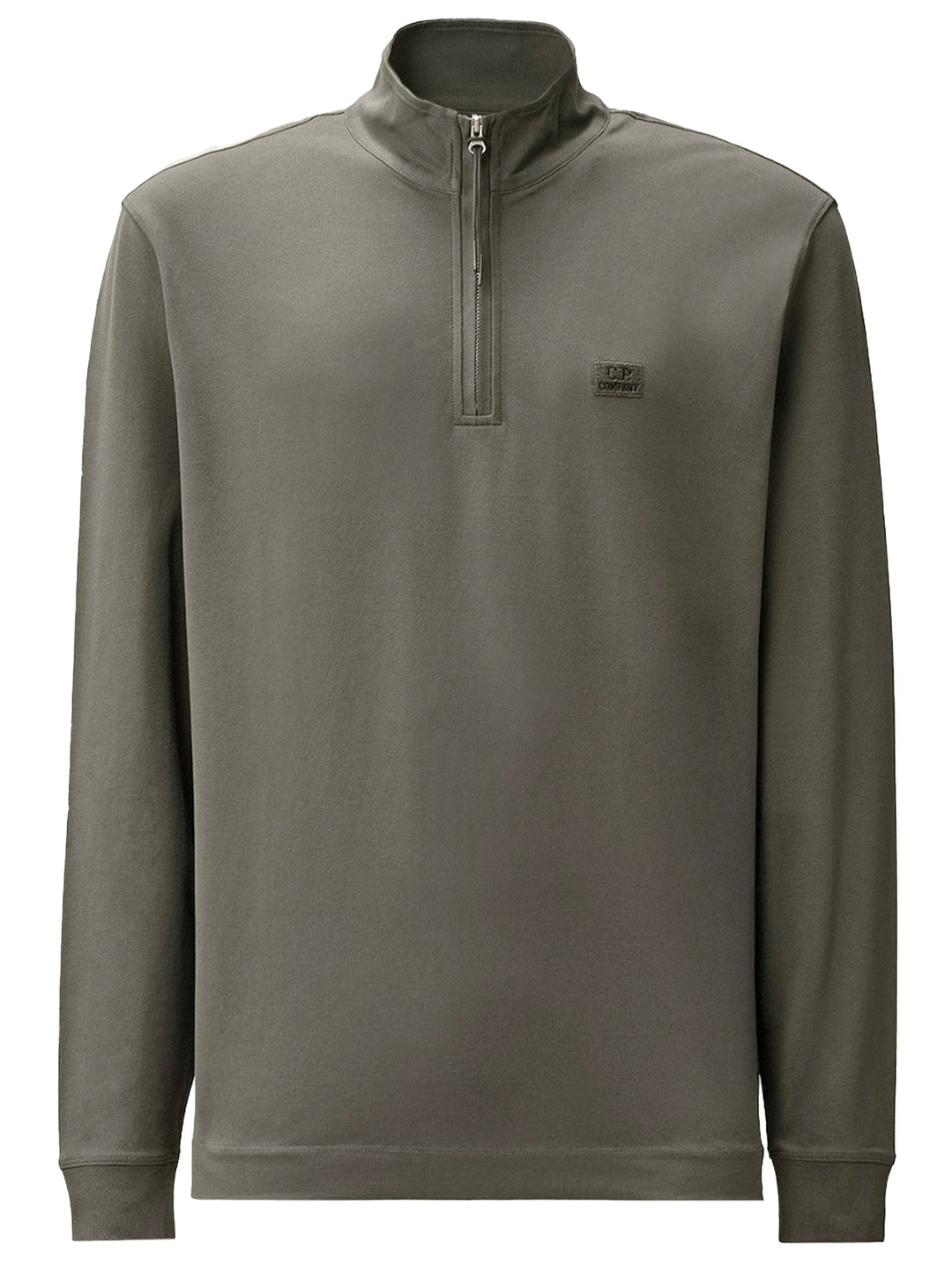 C.P. Company Stretch Piqué Polo – Groen-95% katoen, 5% elasthaan-HEREN POLO'S & T-SHIRTS-Groen