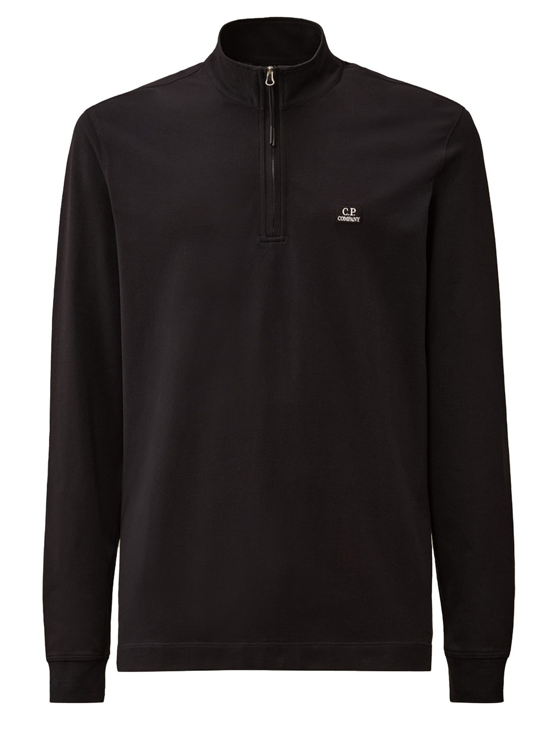 C.P. Company Stretch Piquet Halfzip Polo – Blauw-95% katoen, 5% elasthaan-HEREN POLO'S & T-SHIRTS-Blauw