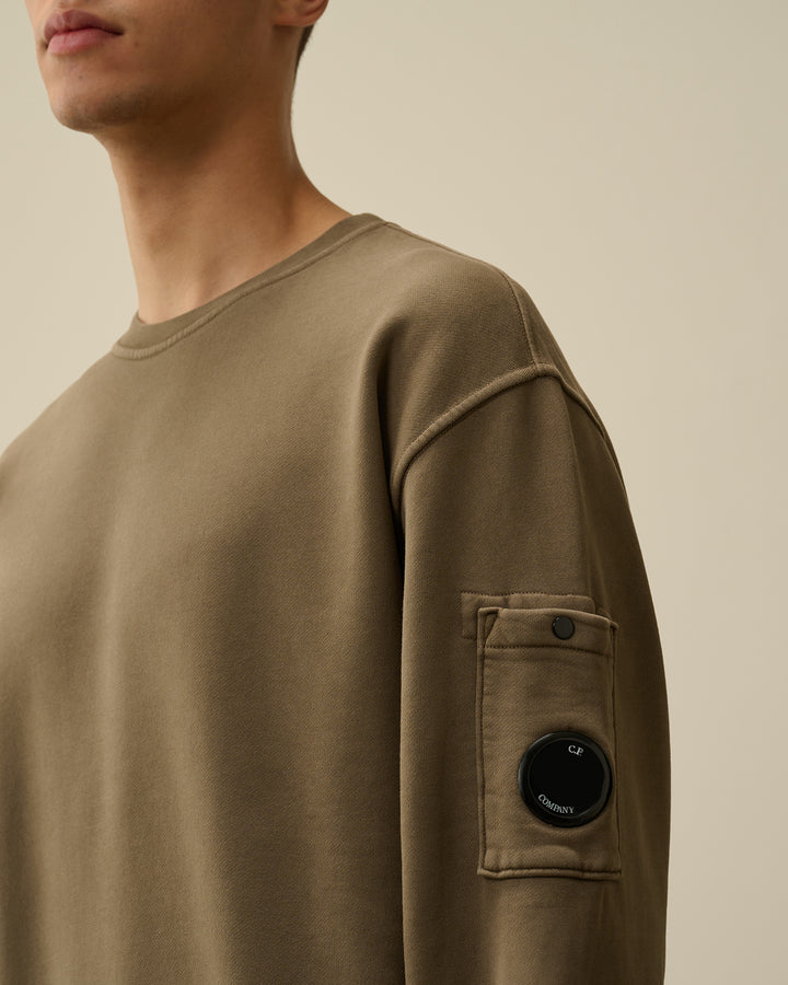 C.P. Company sweatshirt groen-100% Katoen-HEREN TRUIEN & VESTEN-Groen