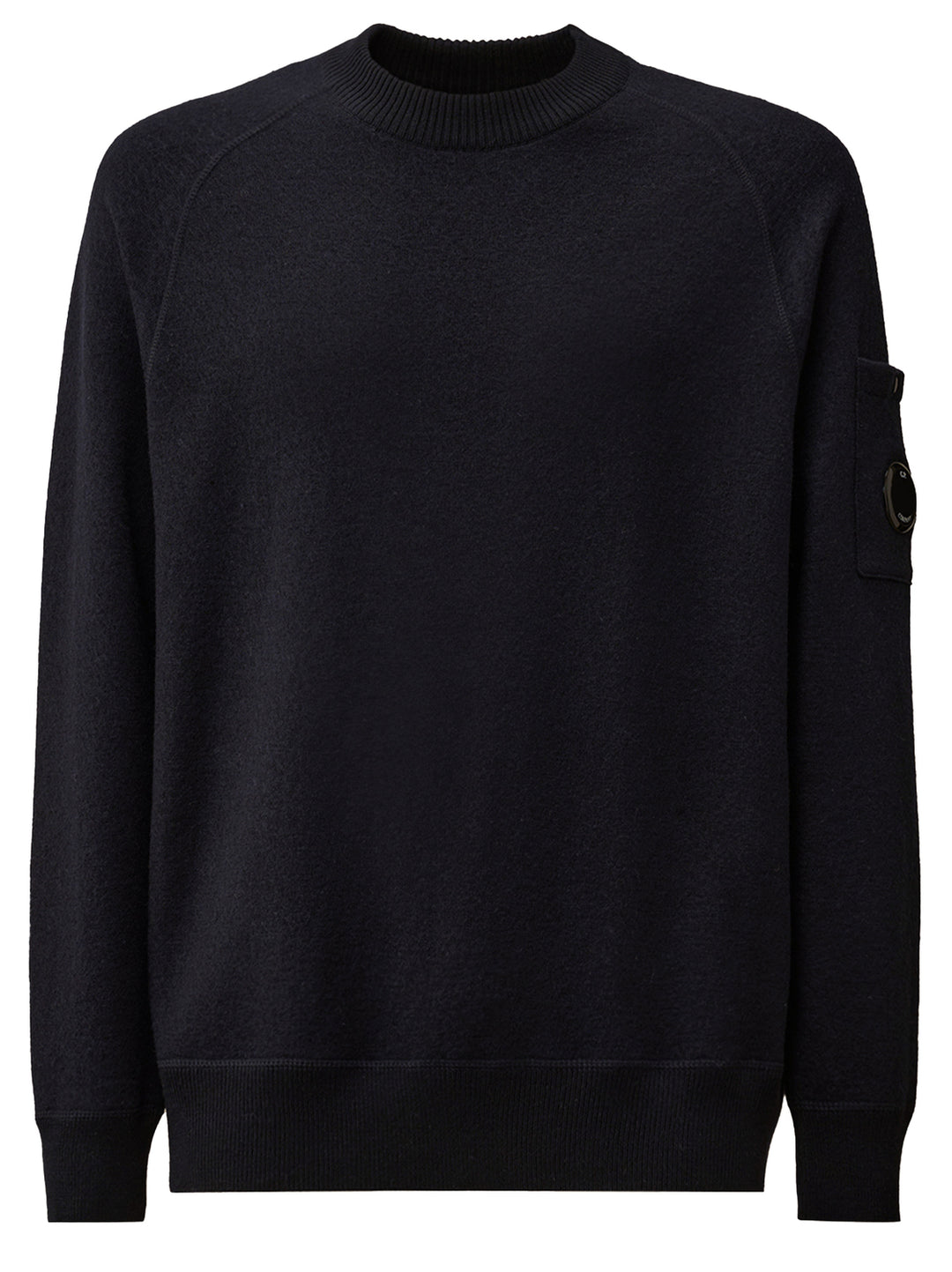 C.P. Company Trui Ronde Hals – Blauw-55% wool, 45% cotton-HEREN TRUIEN & VESTEN-Blauw