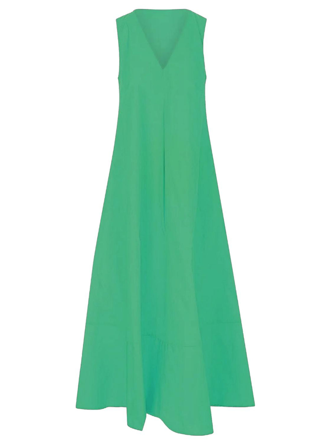 Caliban jurk-100% katoen-DAMES JURKEN-Groen