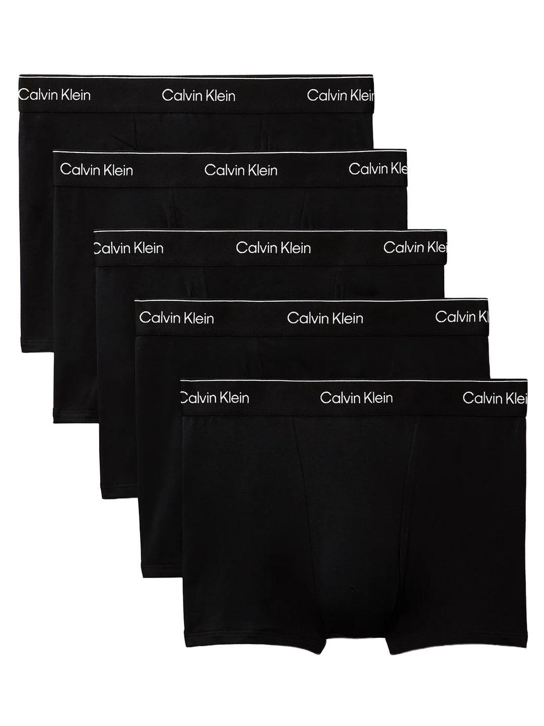 Calvin Klein Icon Trunks 5-Pack Relaxed – Zwart-HEREN ONDERMODE-Zwart