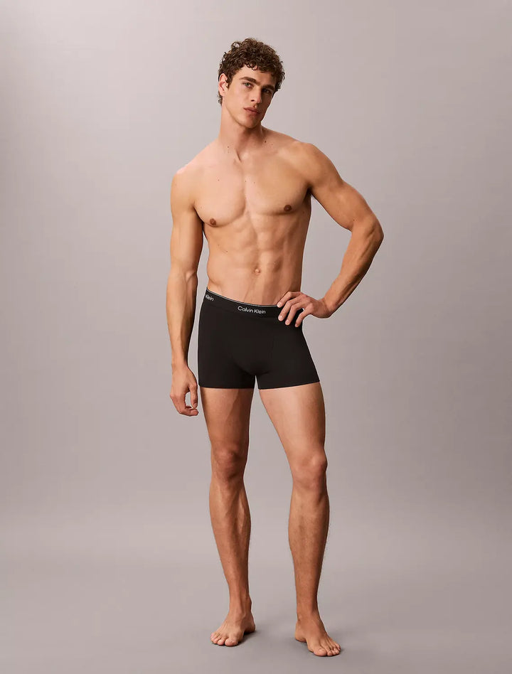 Calvin Klein Icon Trunks 5-Pack Relaxed – Zwart-HEREN ONDERMODE-Zwart