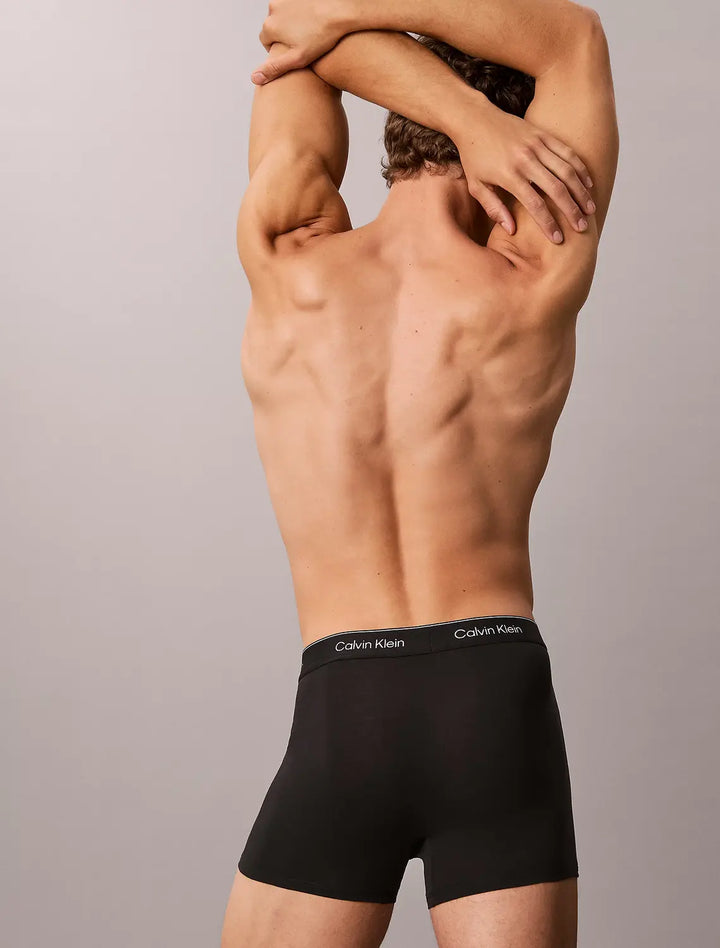 Calvin Klein Icon Trunks 5-Pack Relaxed – Zwart-HEREN ONDERMODE-Zwart
