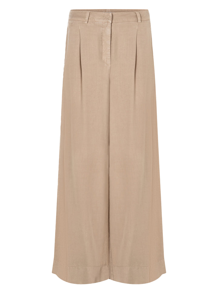 Cambio adelice peanut creme pantalon-100% Lycocell-DAMES BROEKEN-Beige