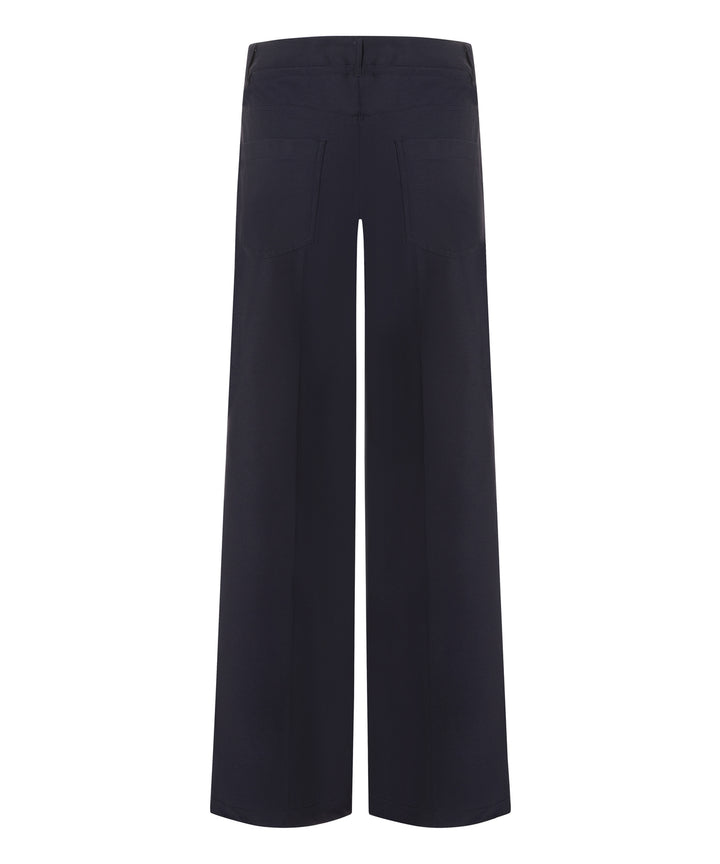  Cambio Adrienne Pantalom - Blauw-73% polyamide, 27% elastaan-DAMES BROEKEN-Blauw