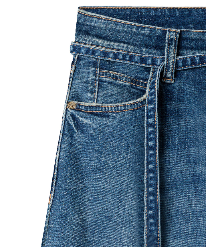 Cambio Aimee Jeans – Blauw-97% katoen, 3% elastaan-DAMES BROEKEN-Blauw