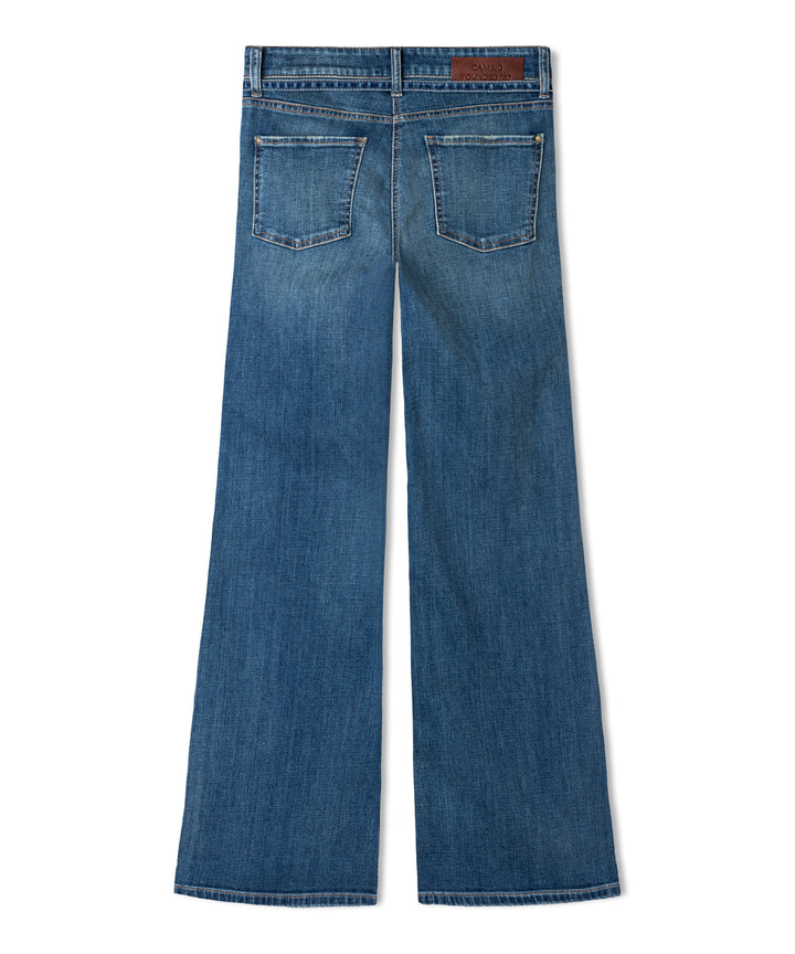 Cambio Aimee Jeans – Blauw-97% katoen, 3% elastaan-DAMES BROEKEN-Blauw