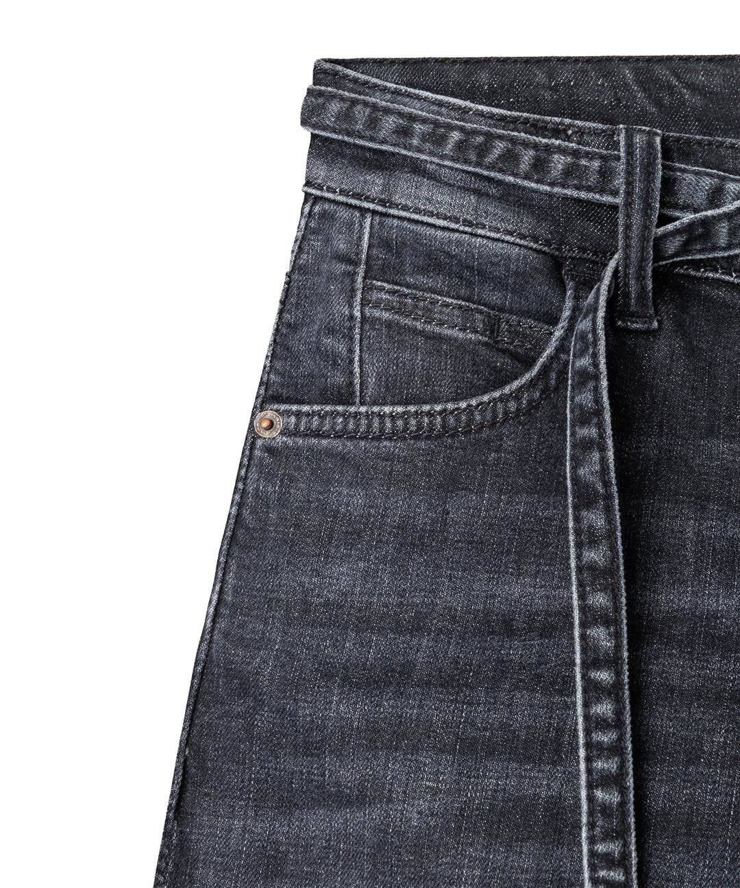 Cambio Aimee Wide Leg Jeans – Zwart-97% katoen, 3% elastaan-DAMES BROEKEN-Zwart